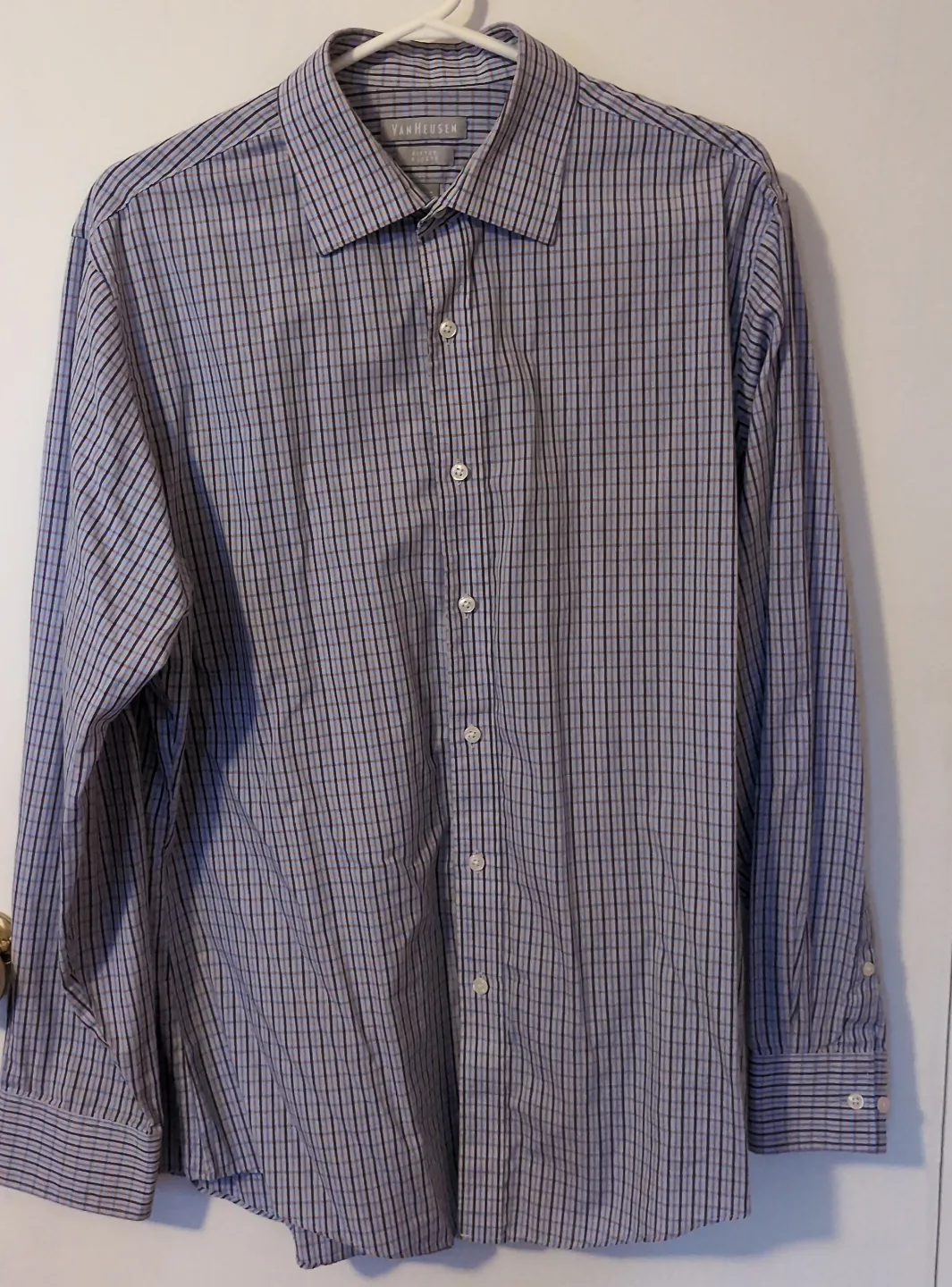 Men's Fitted Dress Shirt - Size 16 1/2-34/35 thumbnail
