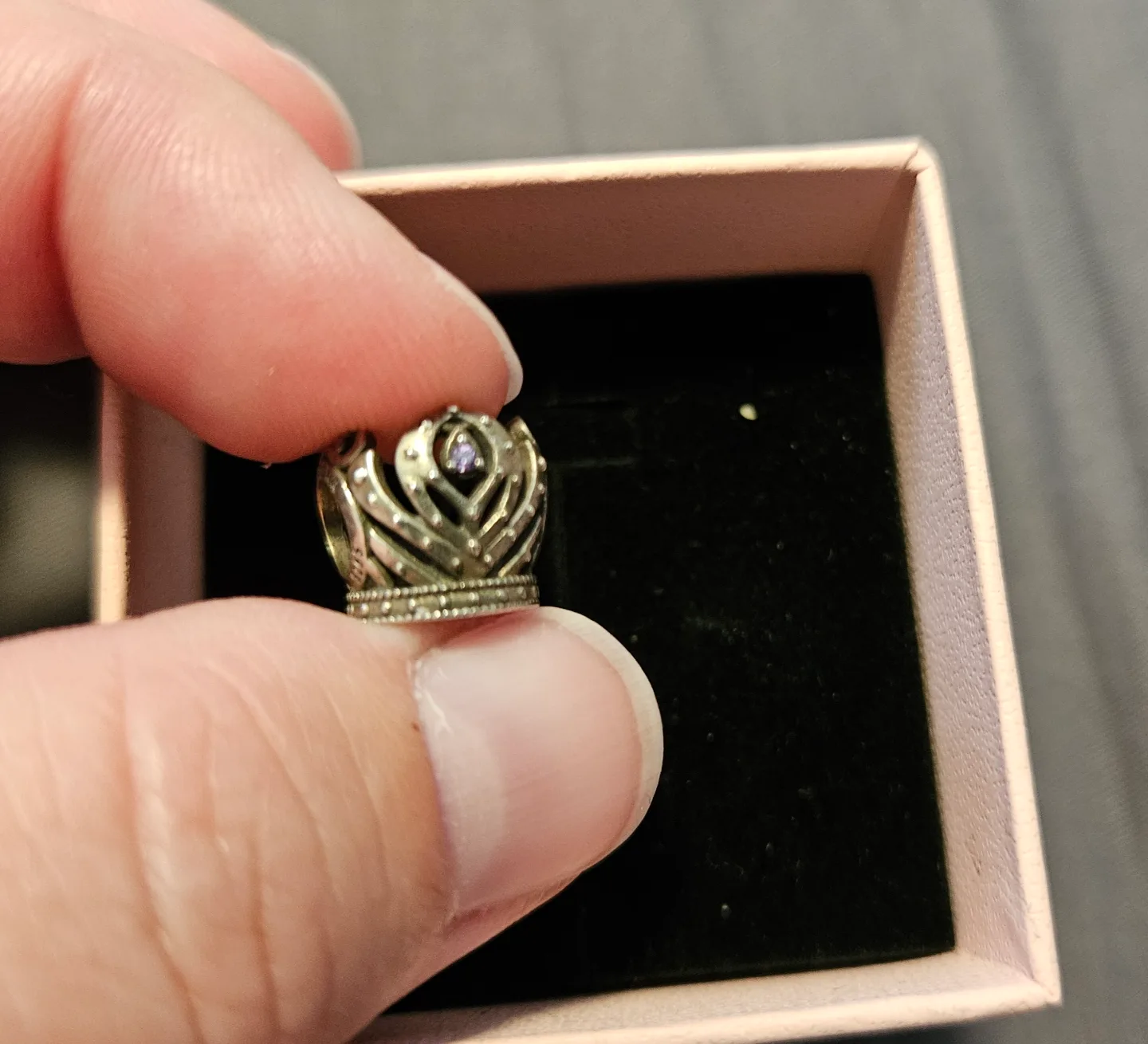 Pandora Disney Anna's Crown Charm image indicator(2)