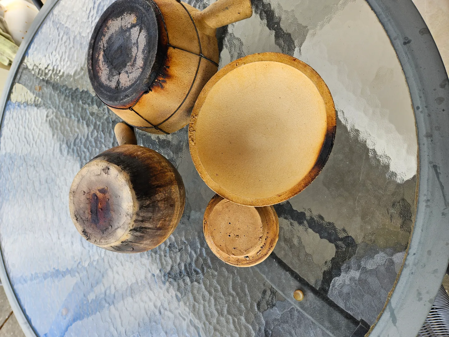 Vintage Clay Herbal/Soup Pots image indicator(3)