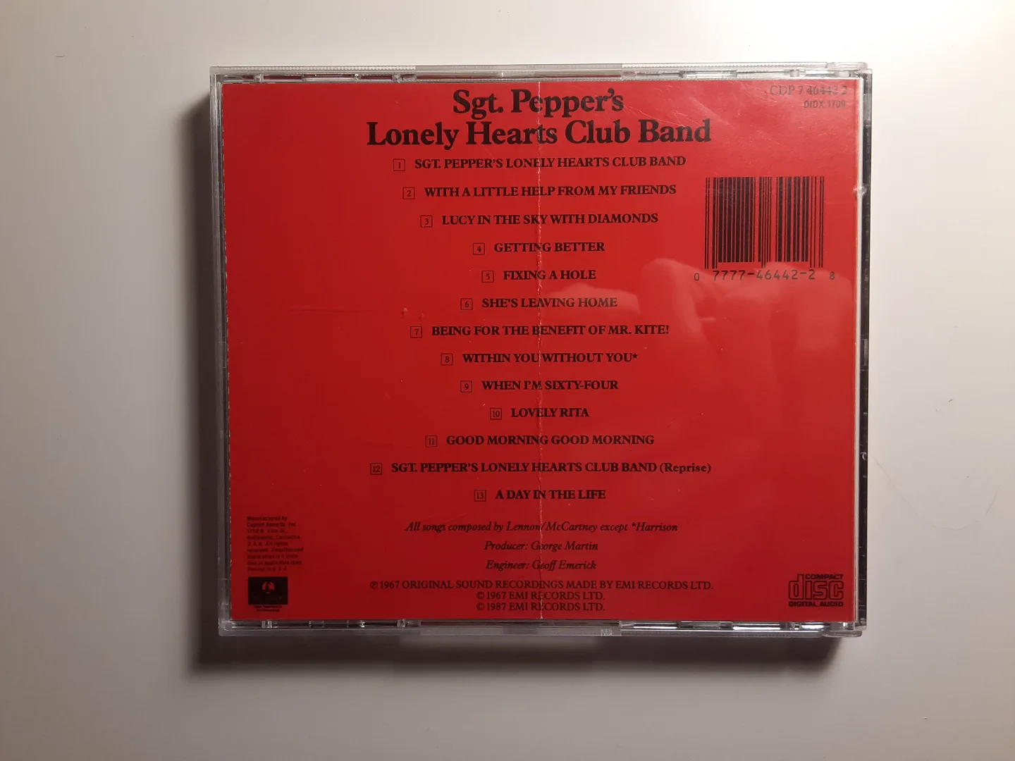 The Beatles - Sgt. Pepper's Lonely Hearts Club Band | CD image indicator(3)