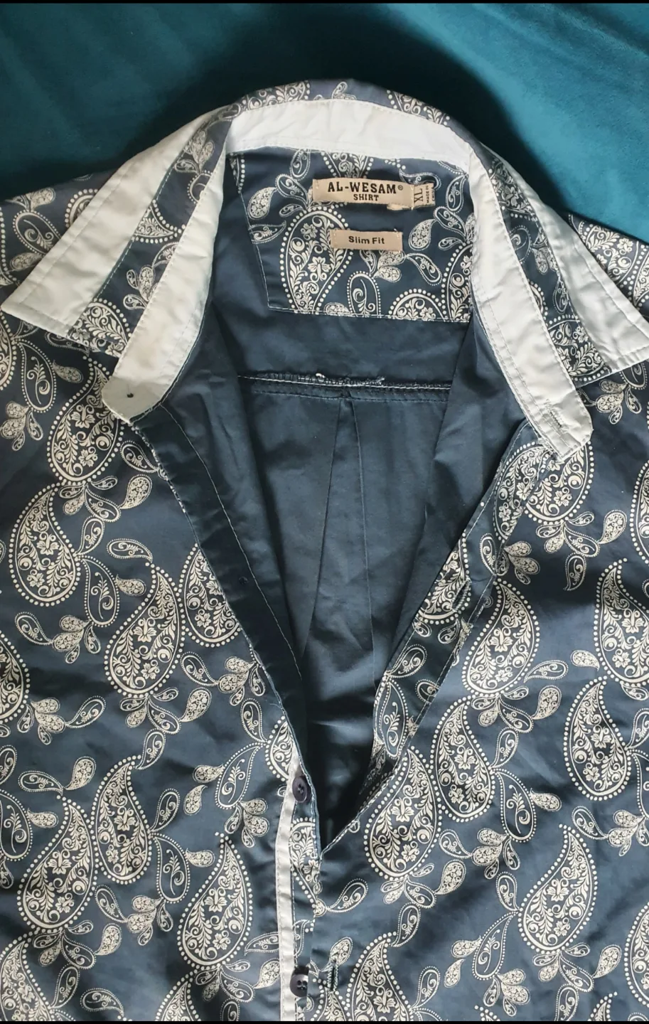 Men's Al Wesam Paisley Print Long Sleeve Shirt image indicator(3)