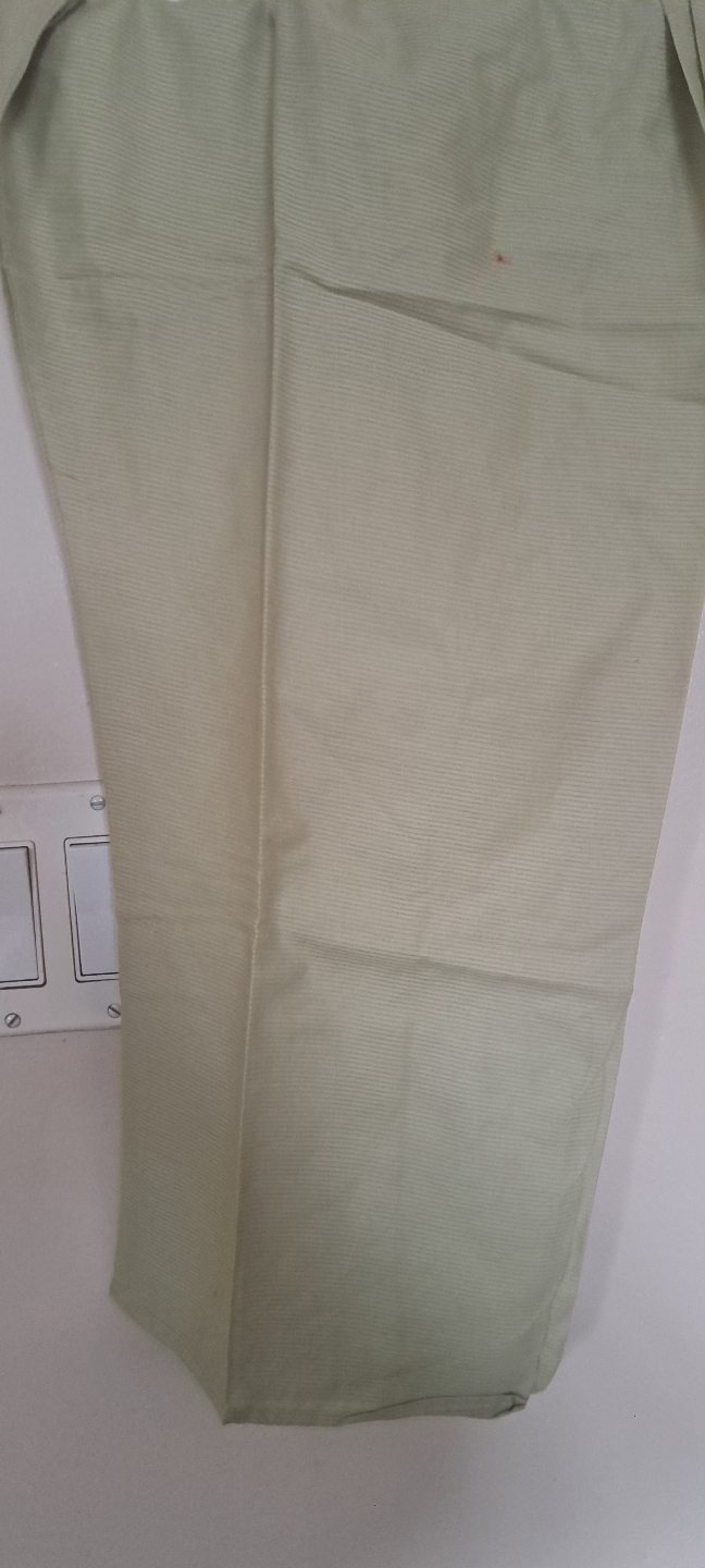 Women's Sage Green Embroidered 3/4 Sleeve Top and Trousers - photo 3