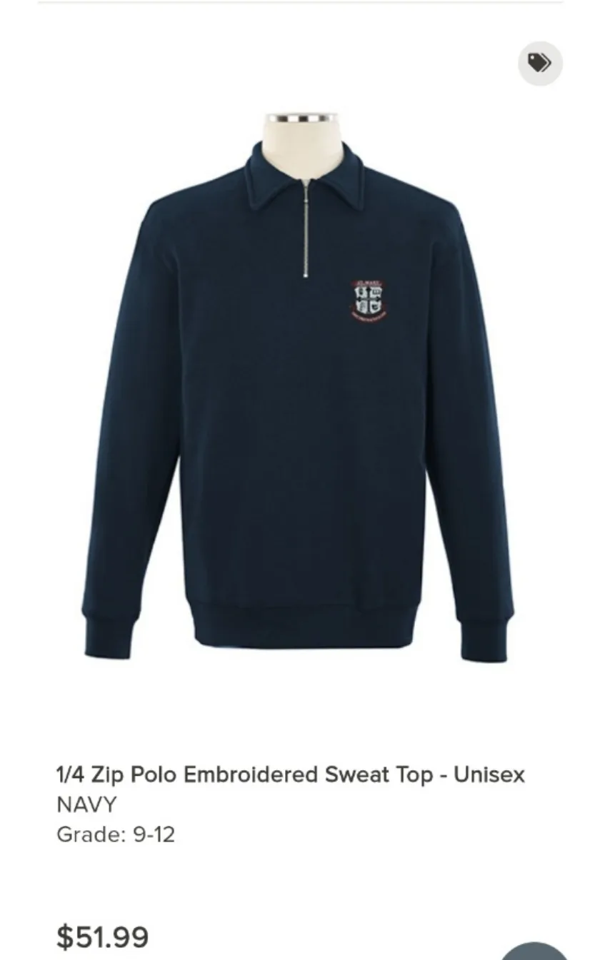 St. Mary Catholic Academy 1/4 Zip Sweatshirt image indicator(3)