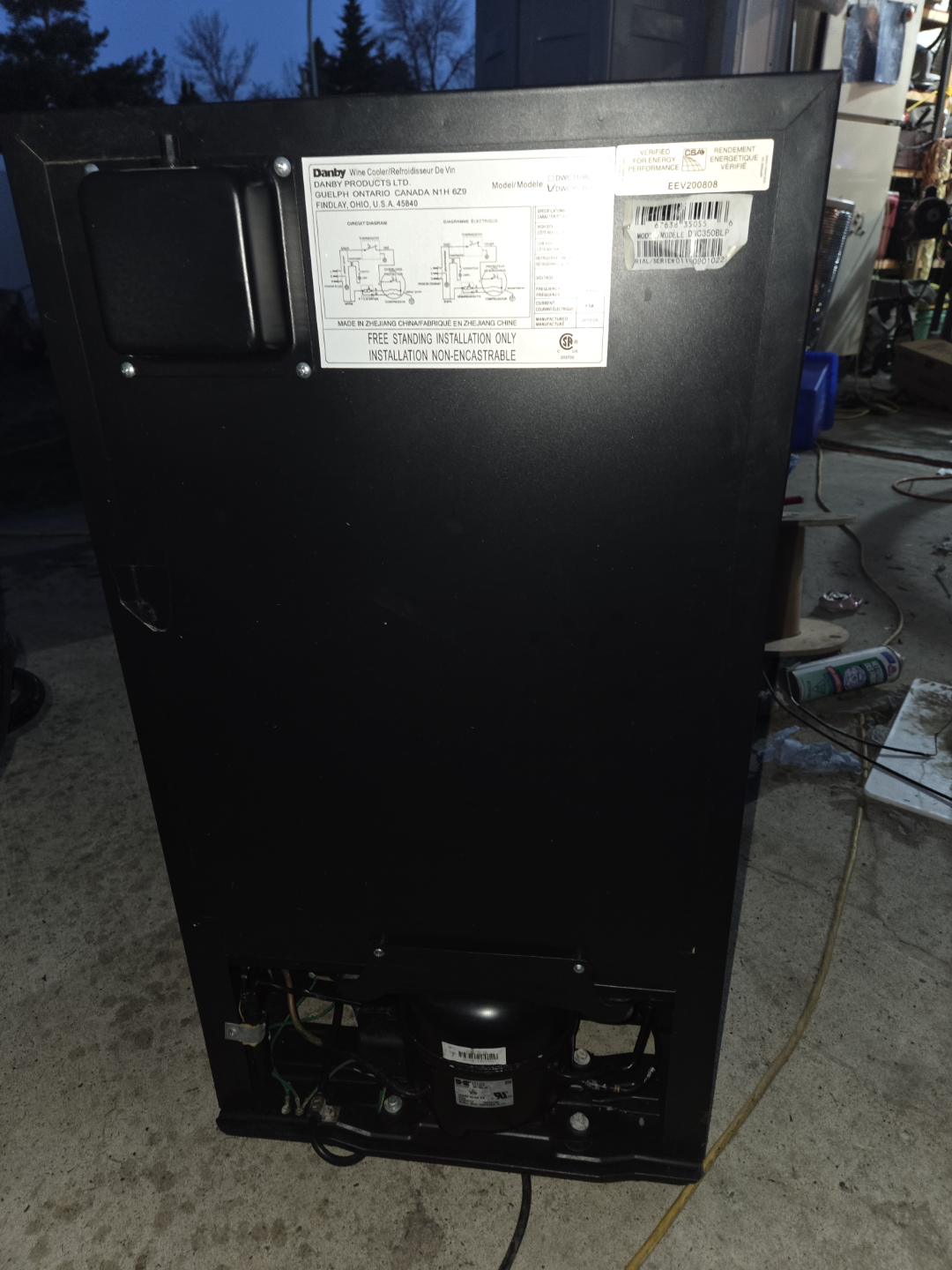 Danby Wine Cooler - DWC108BL - photo 5