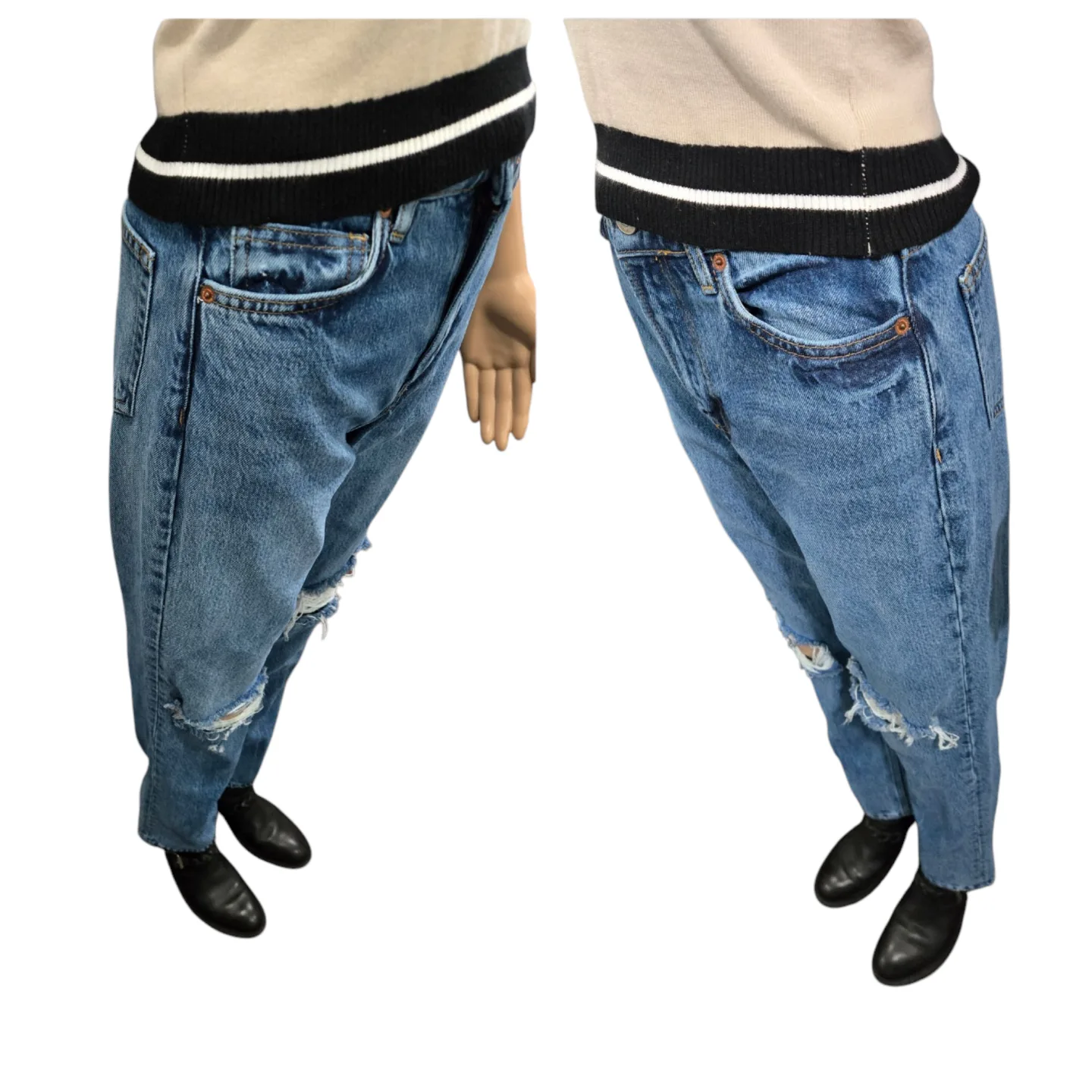 Reformation Selena High-Rise Relaxed Jeans Size 23-24 image indicator(5)