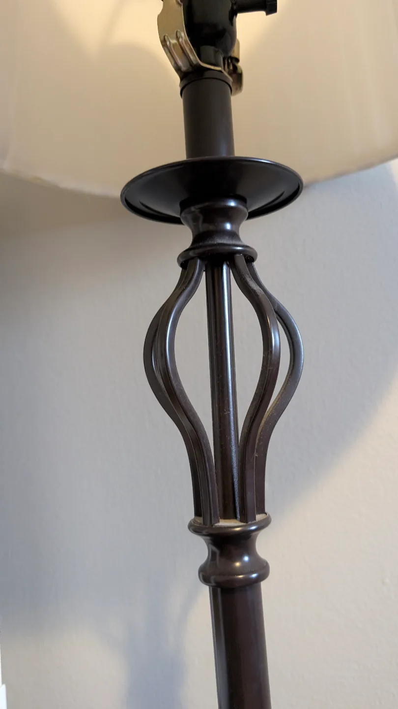 Floor Lamp with Pleated Shade image indicator(2)