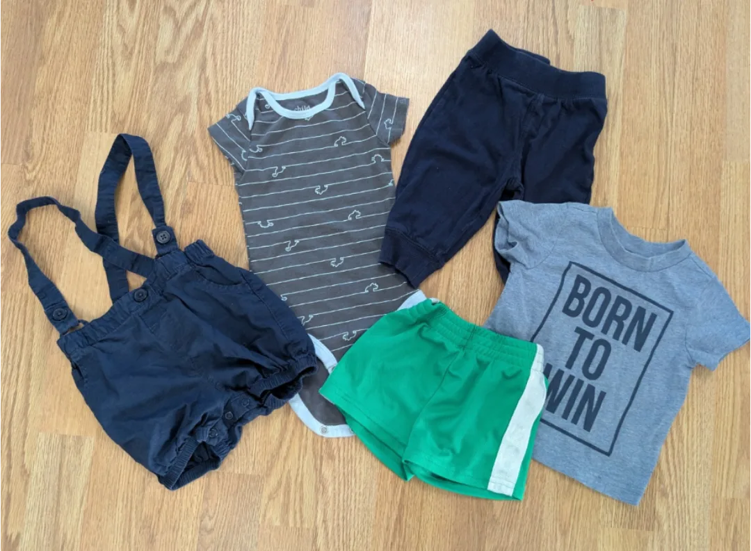 Baby Boy Clothes Bundle - 5 pieces Size 3-6 Months thumbnail