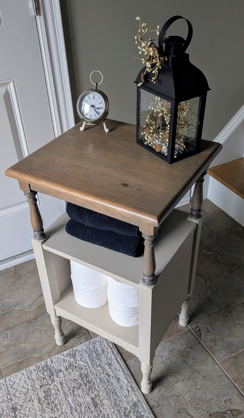 Two-Tier Side Table with Storage - photo 3