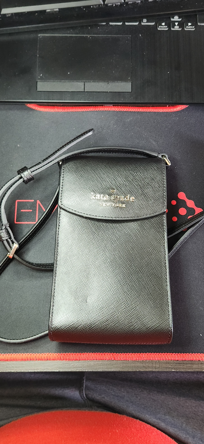 Kate Spade New York Black Leather Crossbody Bag