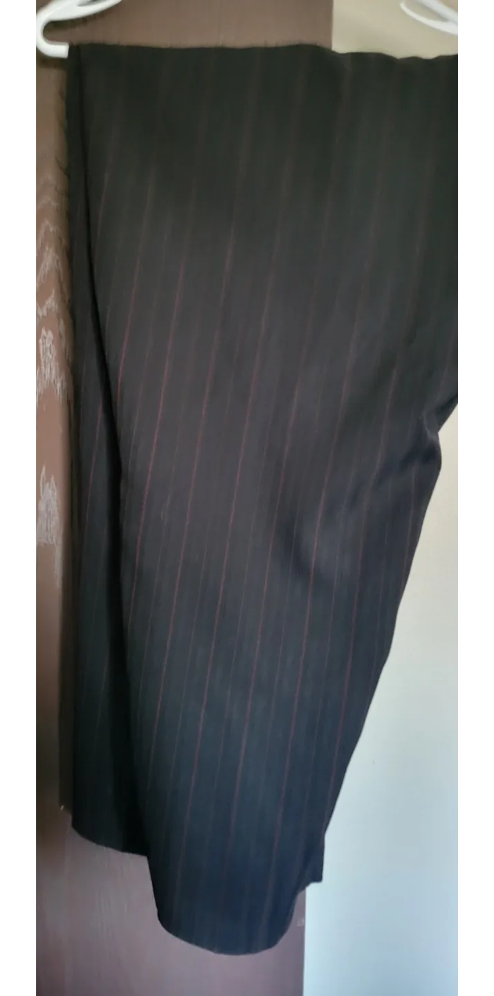 Pennington Women's Black With Red Pinstripe Pants🏒 thumbnail