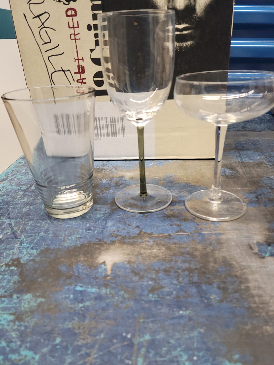 Set of three vintage glassware - photo 2