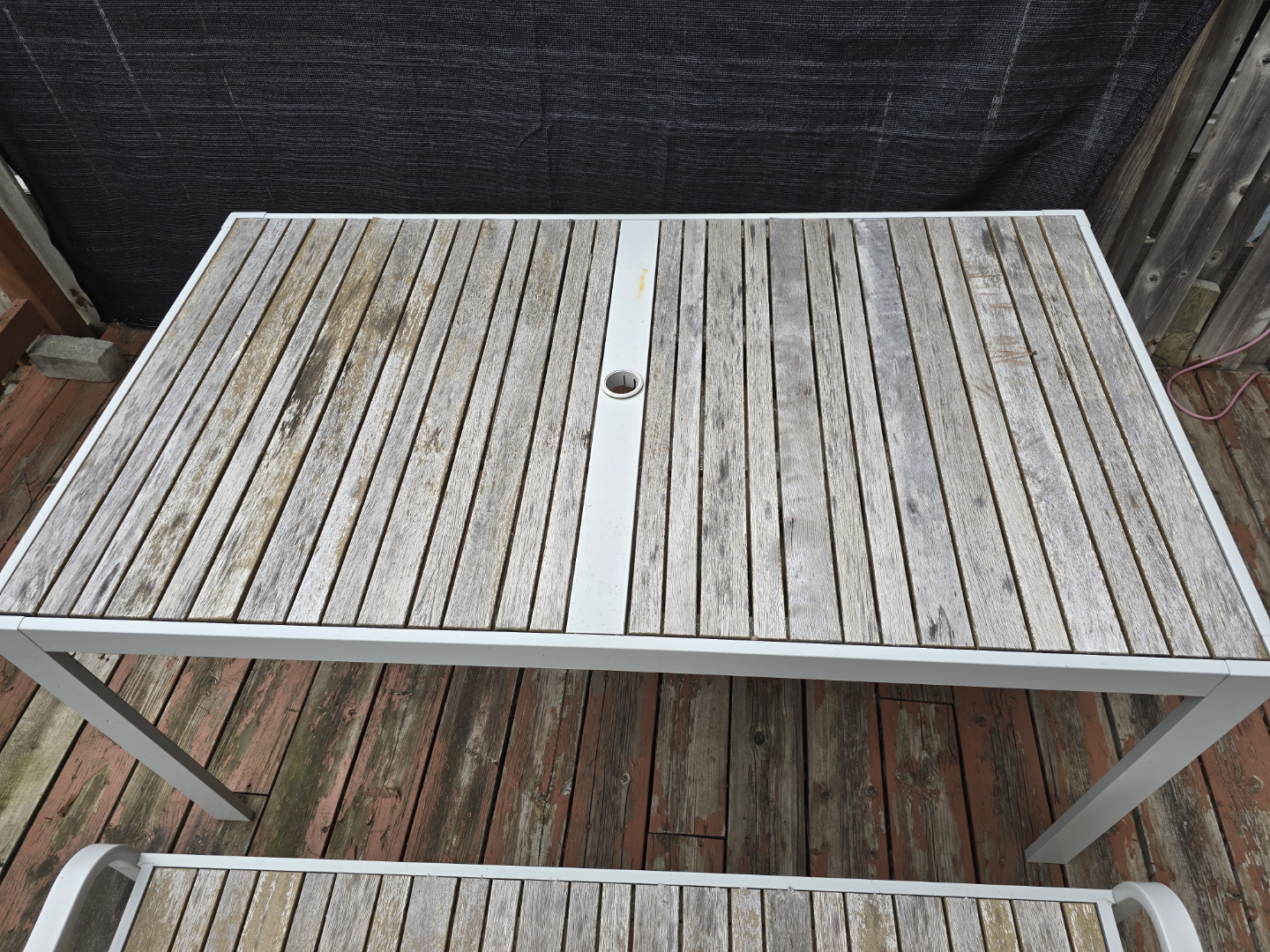 Outdoor Patio Table and Bench Set - photo 3
