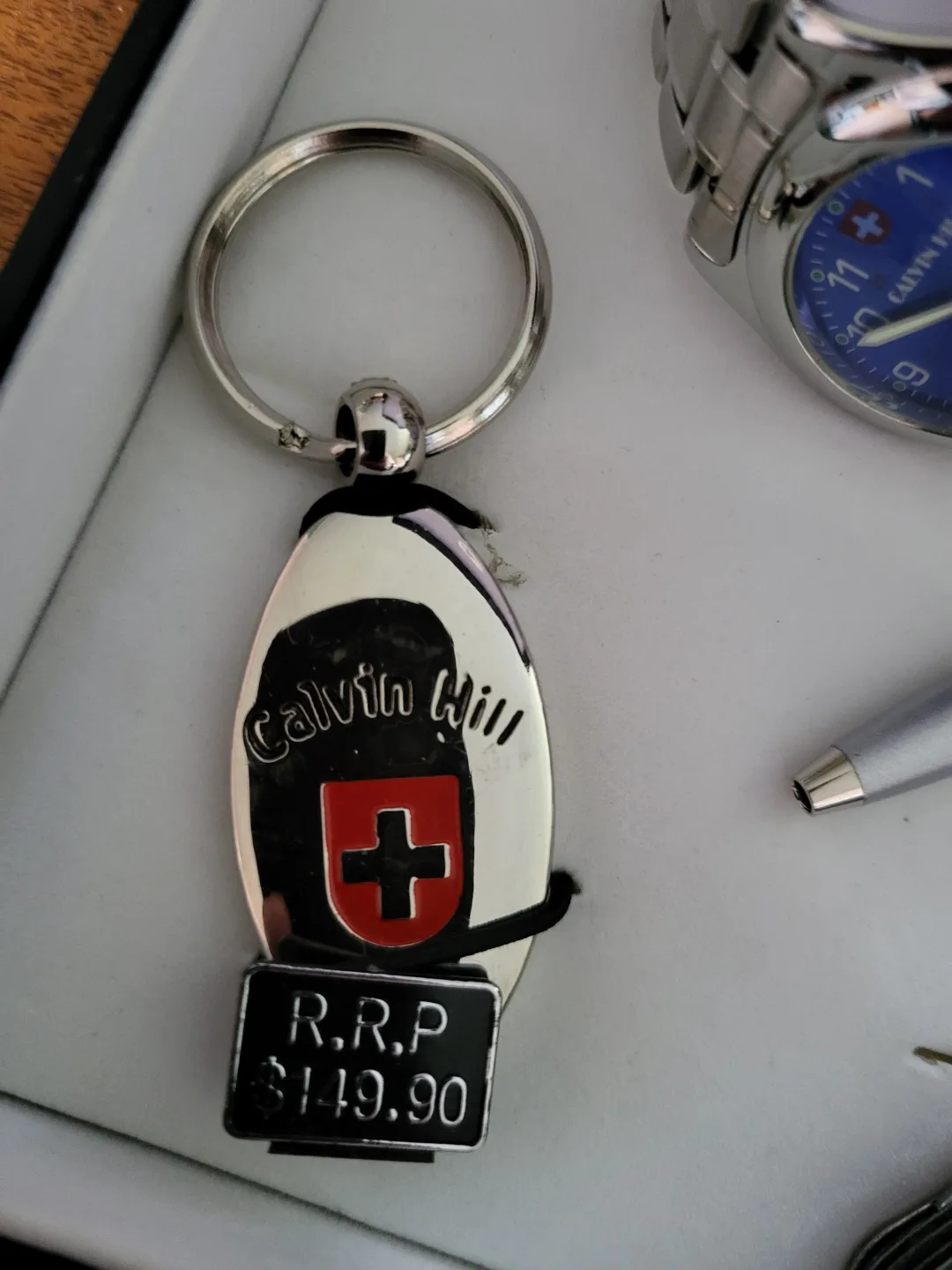 Calvin Hill Men's Gift Set - Watch, Pen, Knife Tool & Keychain image indicator(5)