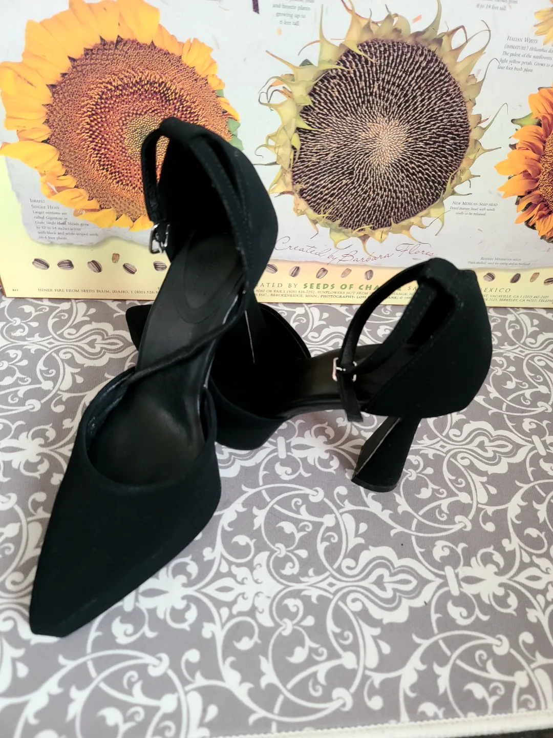 Black Suede Heels and Ankle Boots thumbnail