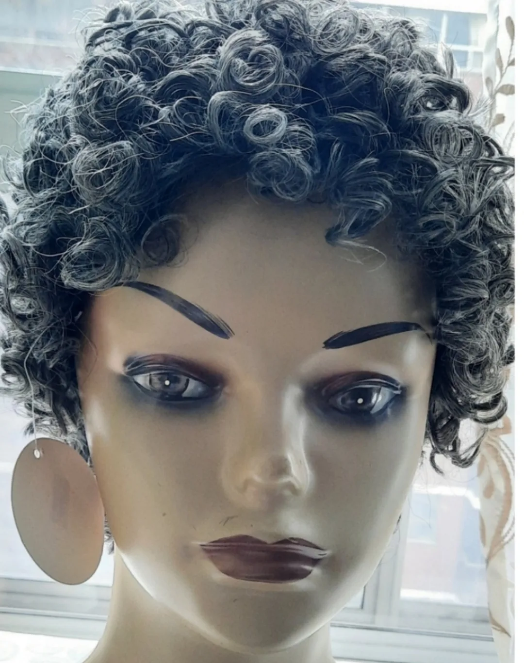 Curly Grey Wig thumbnail
