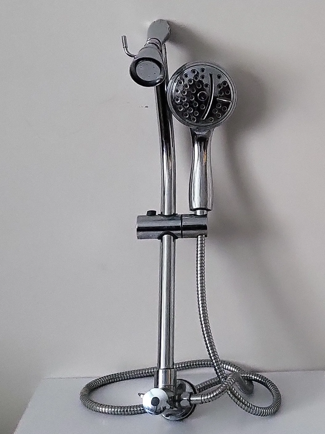 Chrome Shower Faucet Set with Handheld Shower Head image indicator(7)