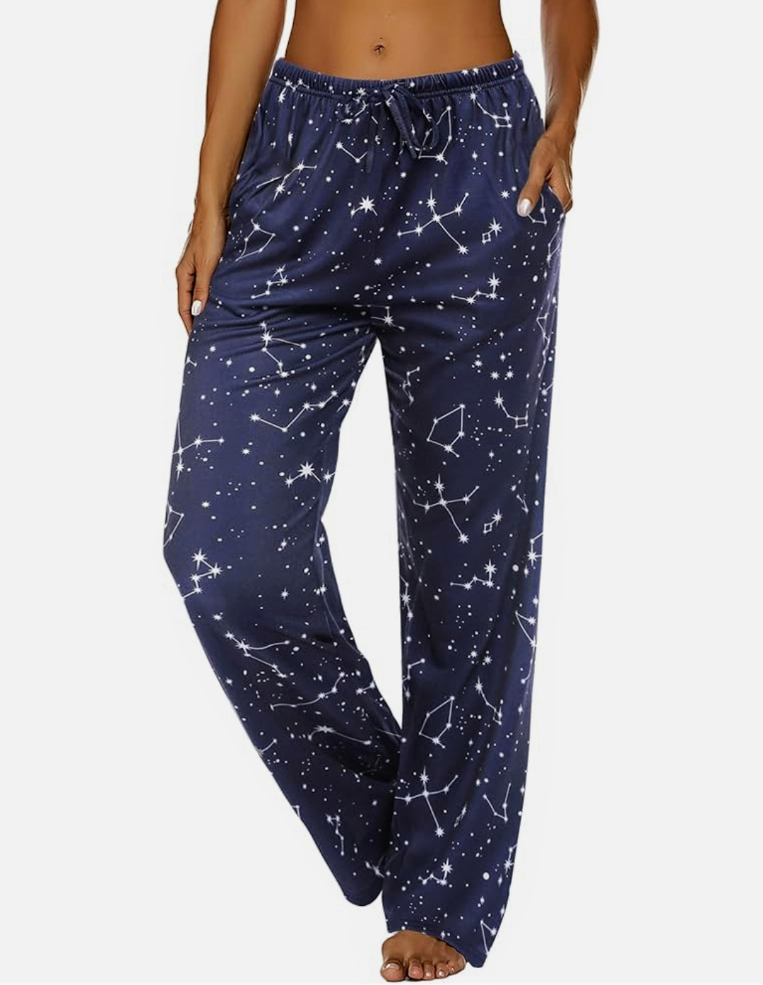 Women's Constellation Print Lounge Pants - Size Large - photo 2