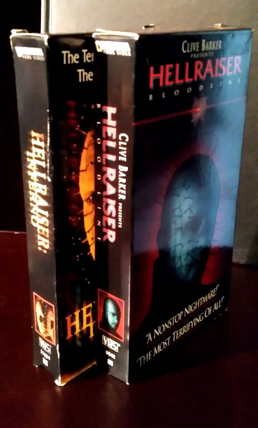 HELLRAISER VHS HORROR MOVIE CASSETTES image indicator(2)