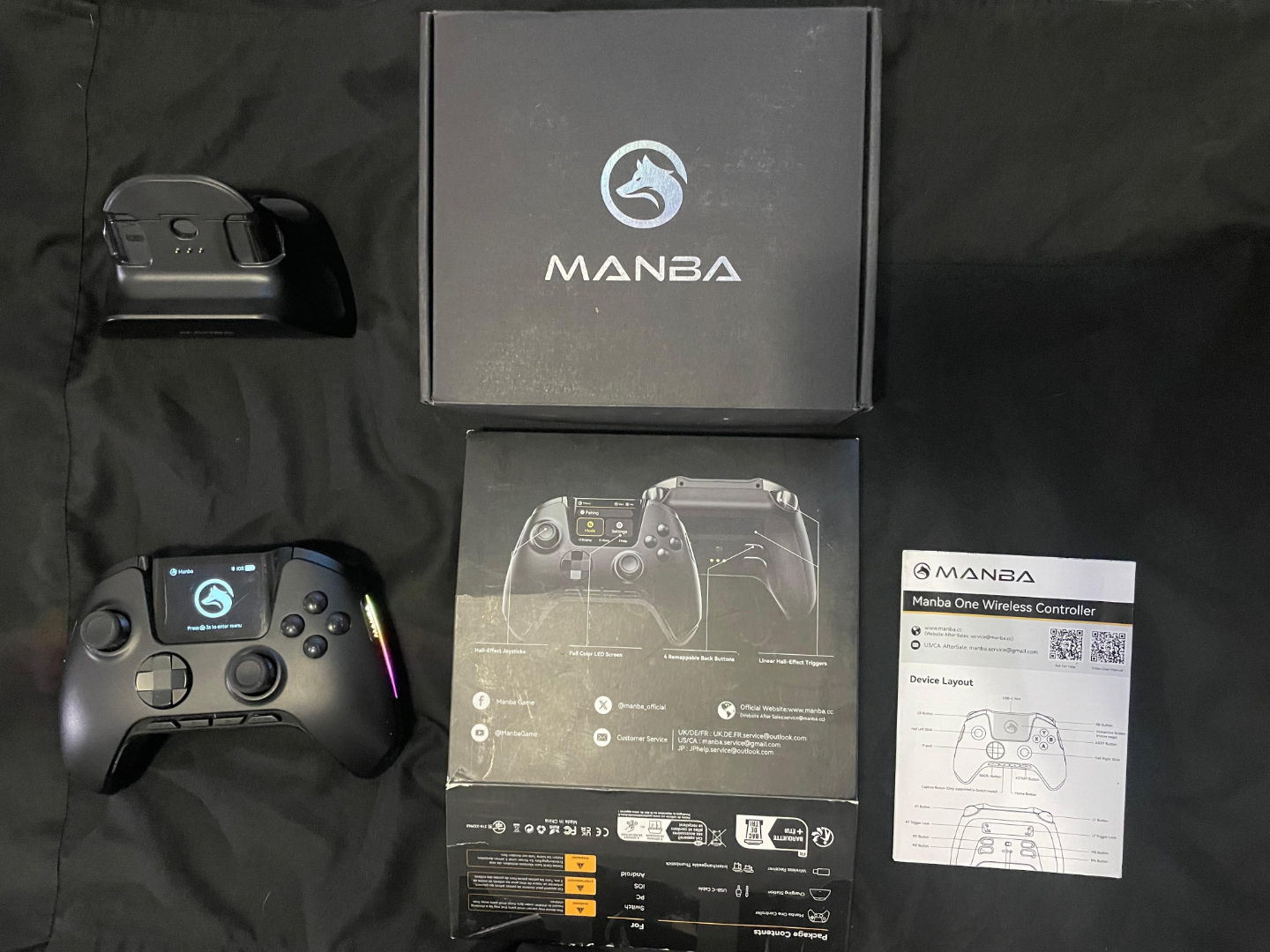 Manba One Wireless Controller with Charging Dock