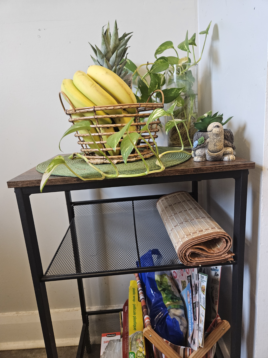 Three-Tier Metal Storage Shelf - photo 2