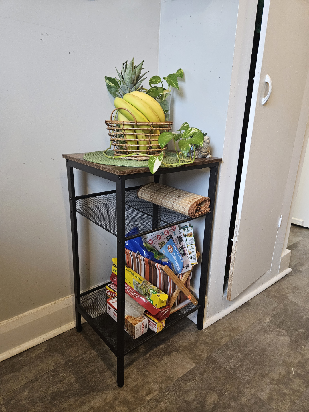 Three-Tier Metal Storage Shelf - photo 3