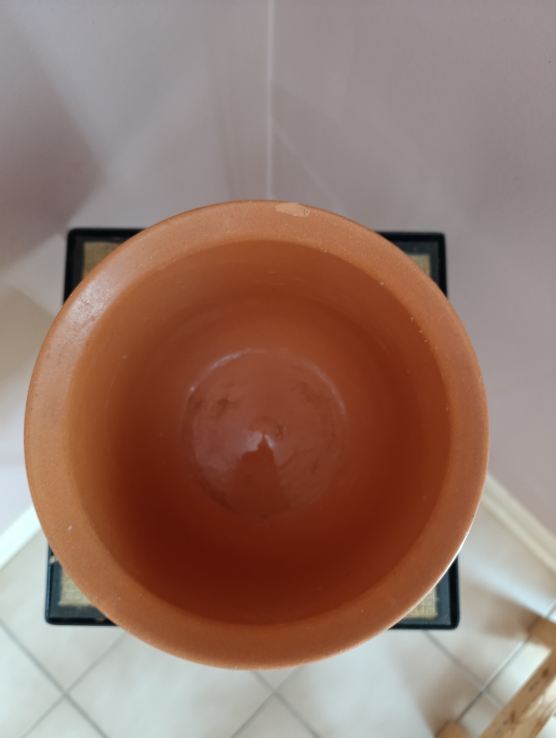 Terracotta Planter Pot with Pastel Rainbow Design - photo 2