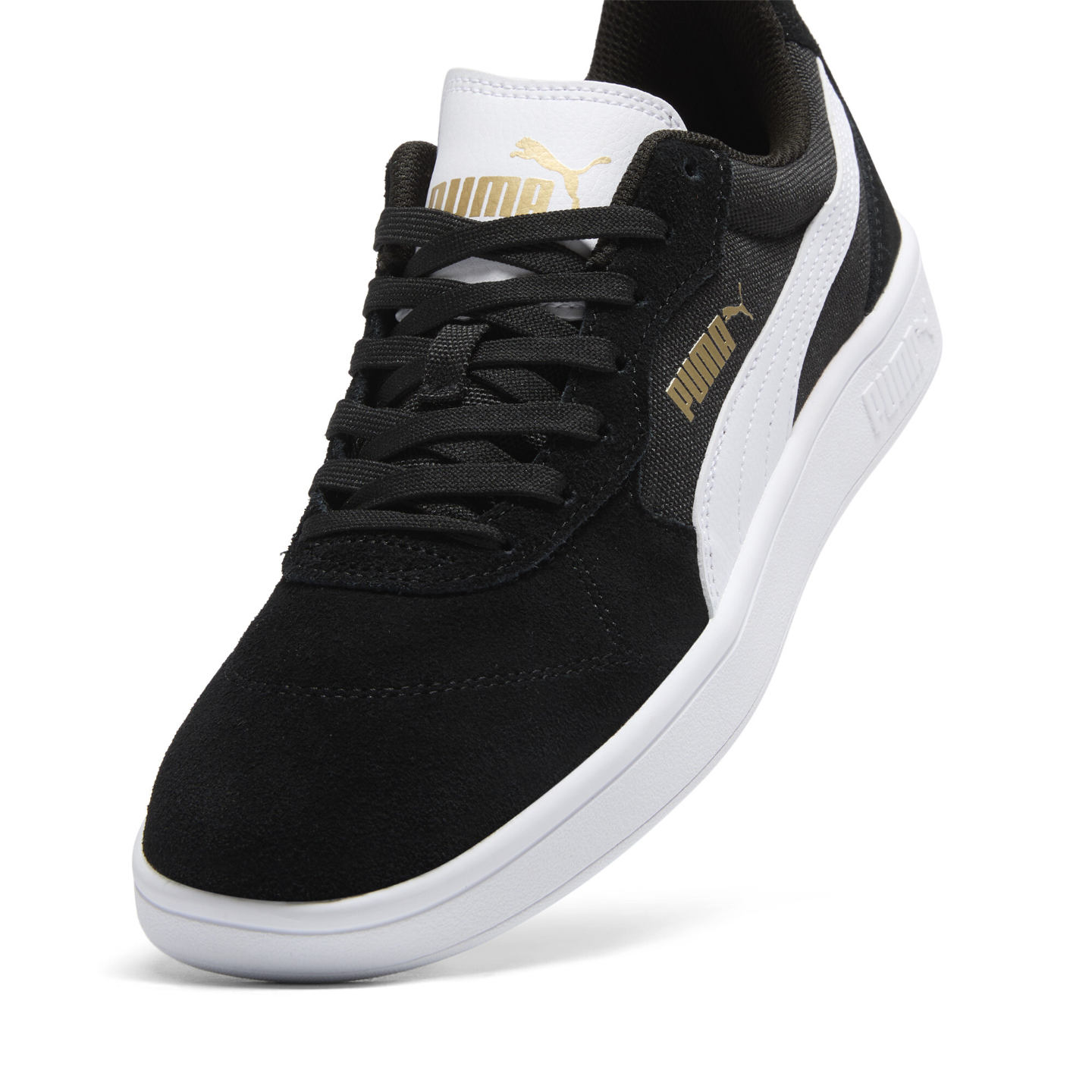 Puma Smash v2 Suede Sneakers - Black/White - photo 4