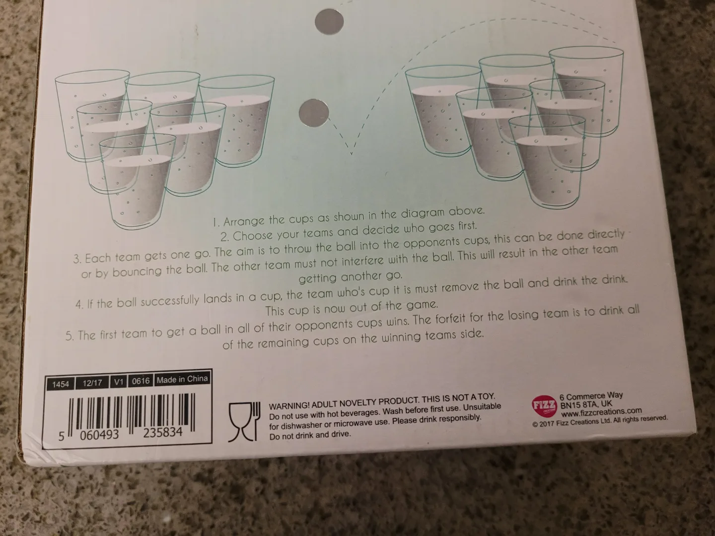 Gin & Toss It Game Set plz see all pictures image indicator(7)