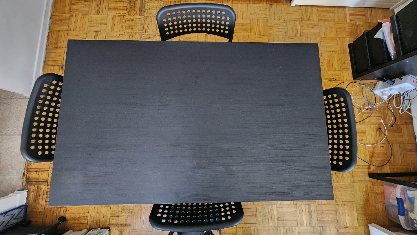 Ikea Sandsberg/Adde Black Dining Table Set - 4 Chairs