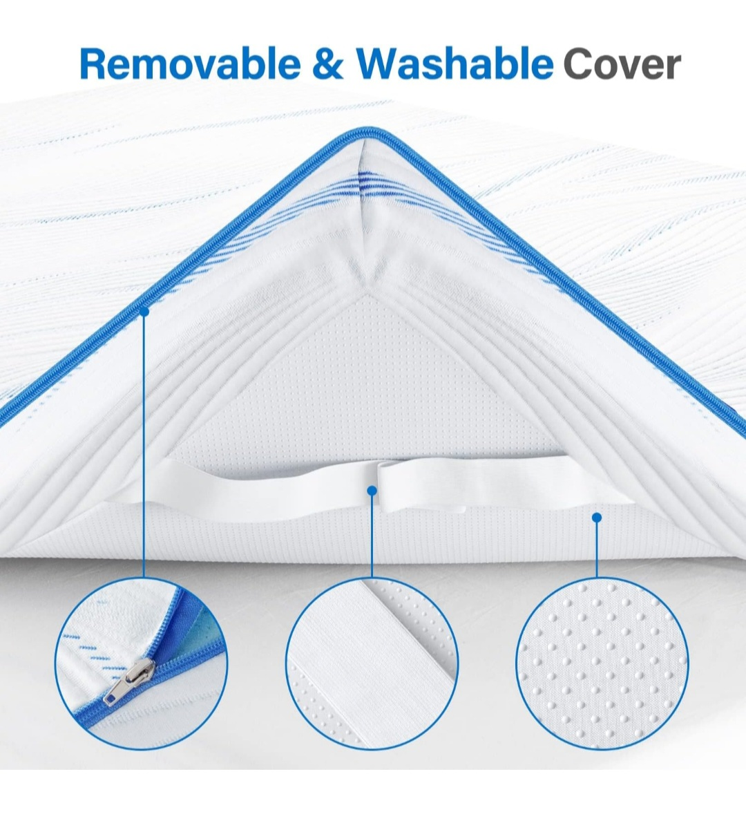 Maxzzz 2 Inch Gel Memory Foam Mattress Topper - photo 2