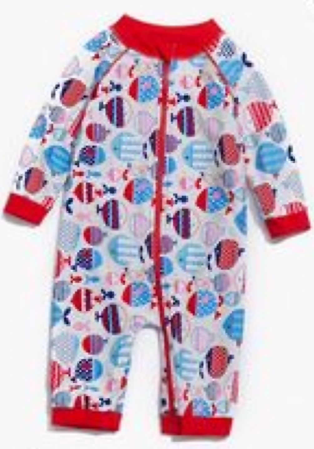 Baby Swimsuit with Matching Hat - photo 2
