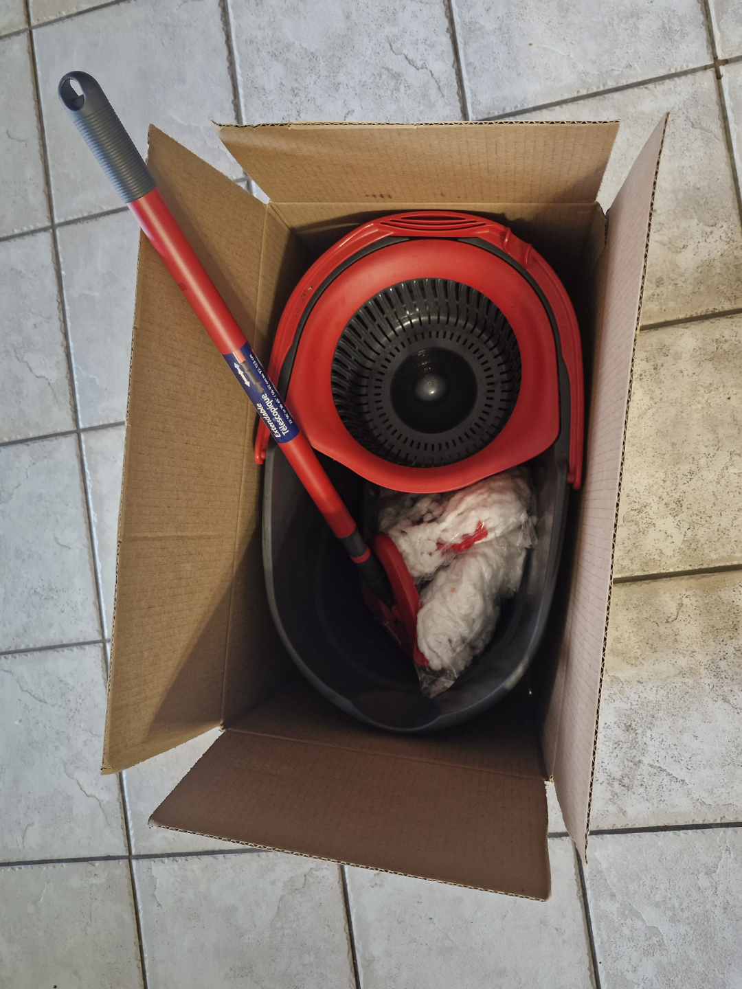 Vileda EasyWring Power Spin Mop and Bucket System