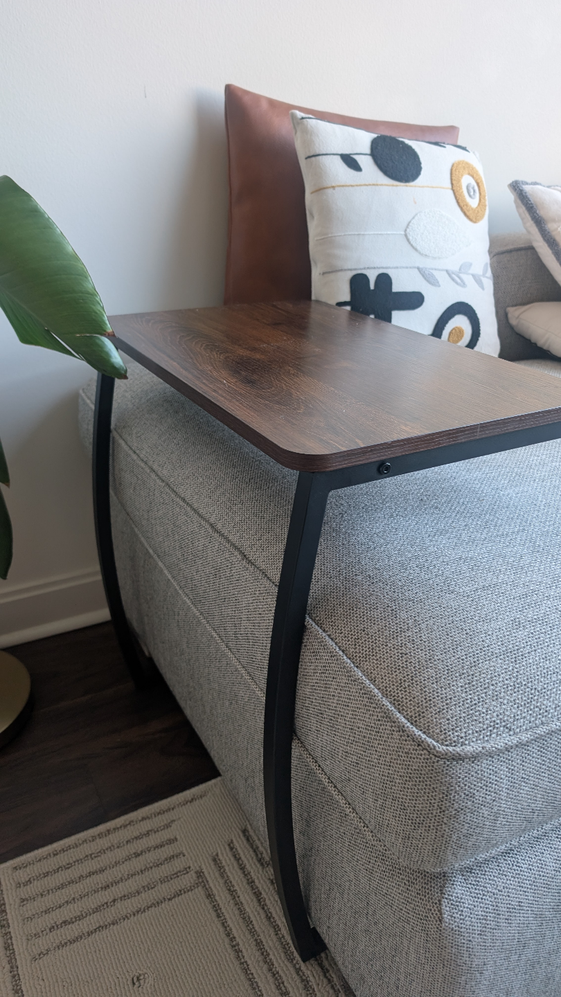 Sofa Side Table, Couch Tray, Laptop Desk