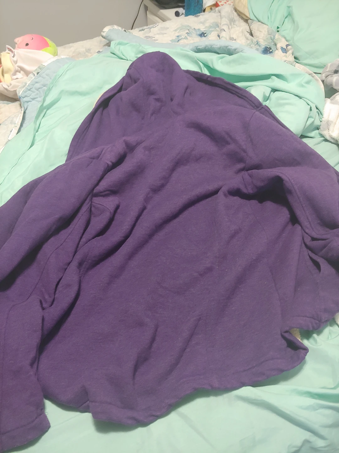 Purple Sherpa-Lined Hooded Jacket - photo 3