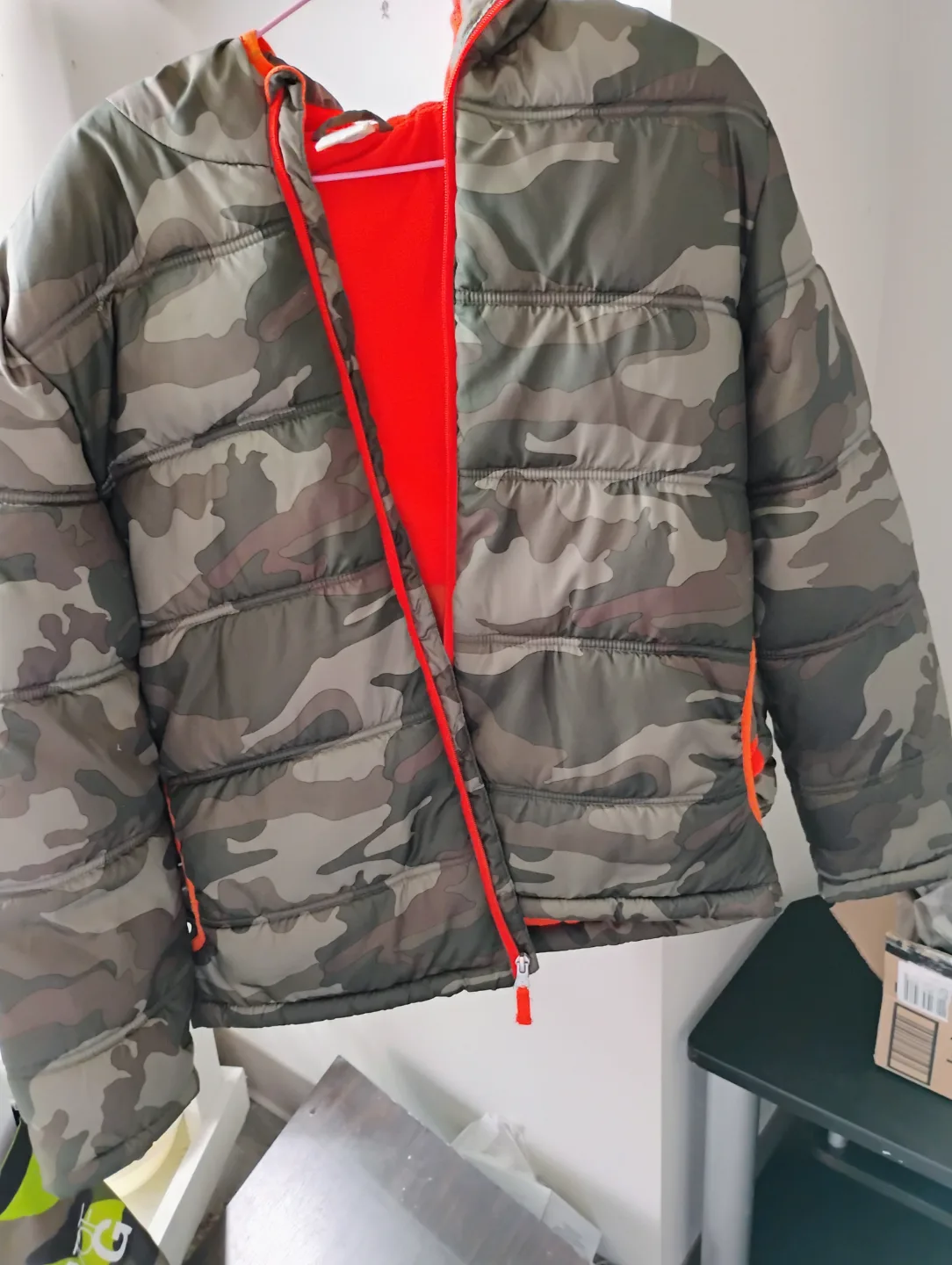 Faded Glory Boys' Camo Puffer Jacket - Size XL thumbnail