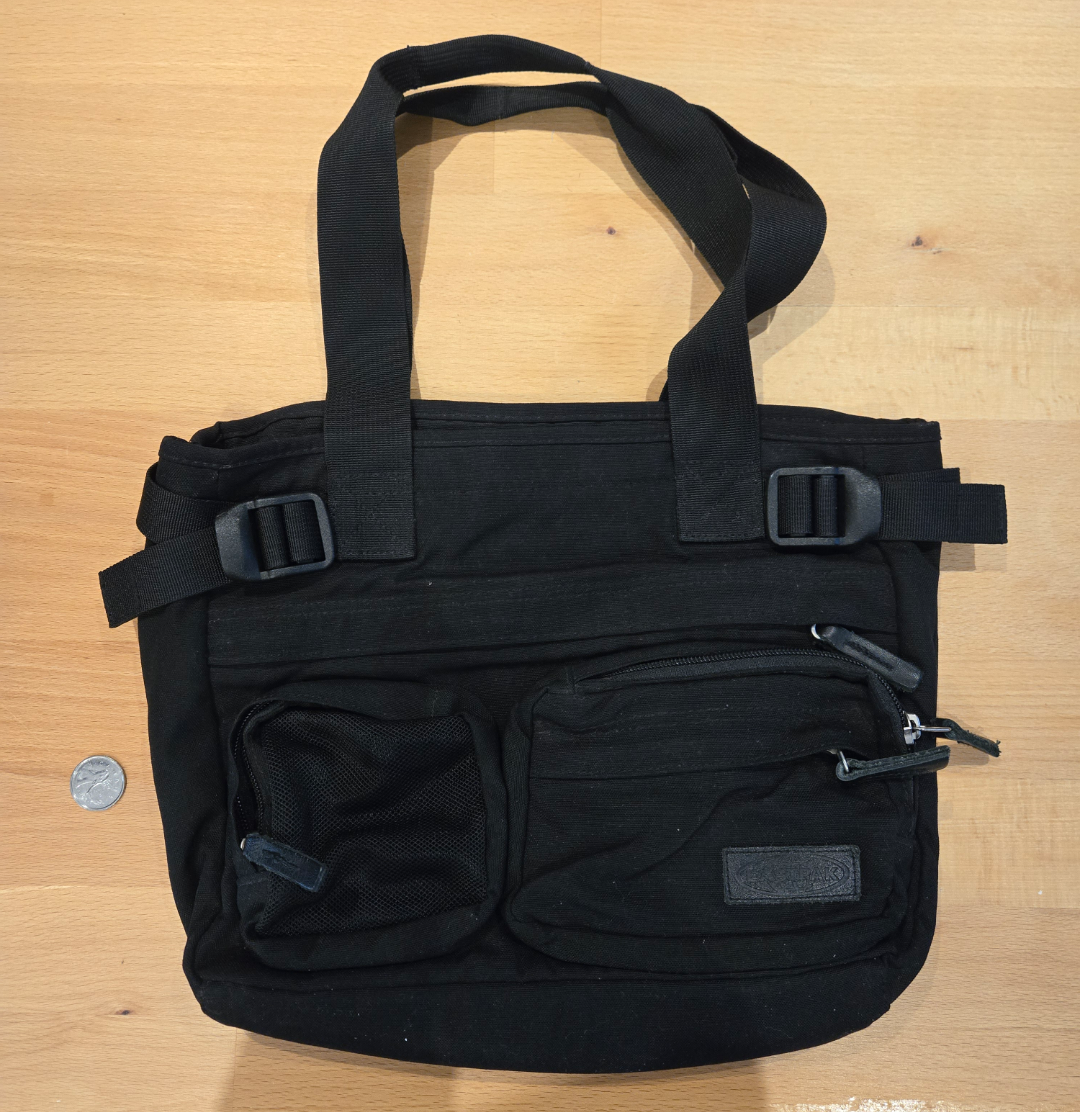 Eastpak Black Canvas shoulder Handbag