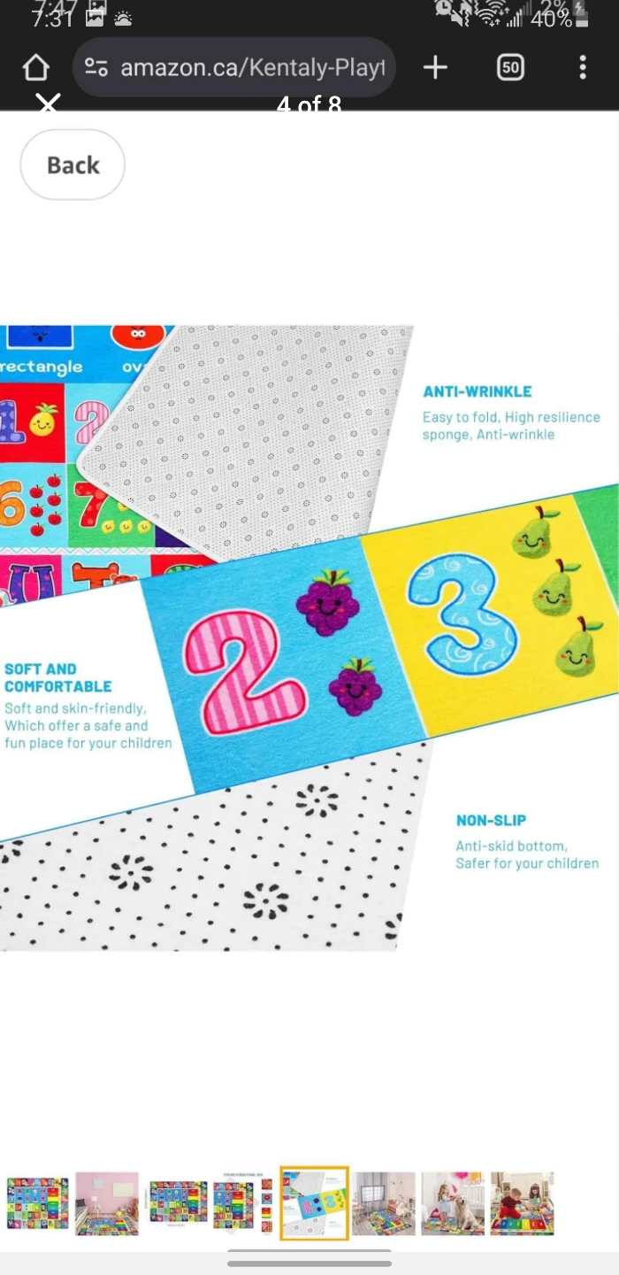 KIDS PLAY RUG - BRAND NEW - photo 4