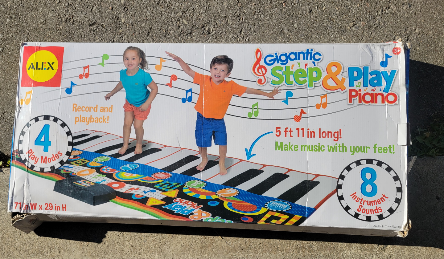 ALEX Toys Gigantic Step & Play Piano Mat