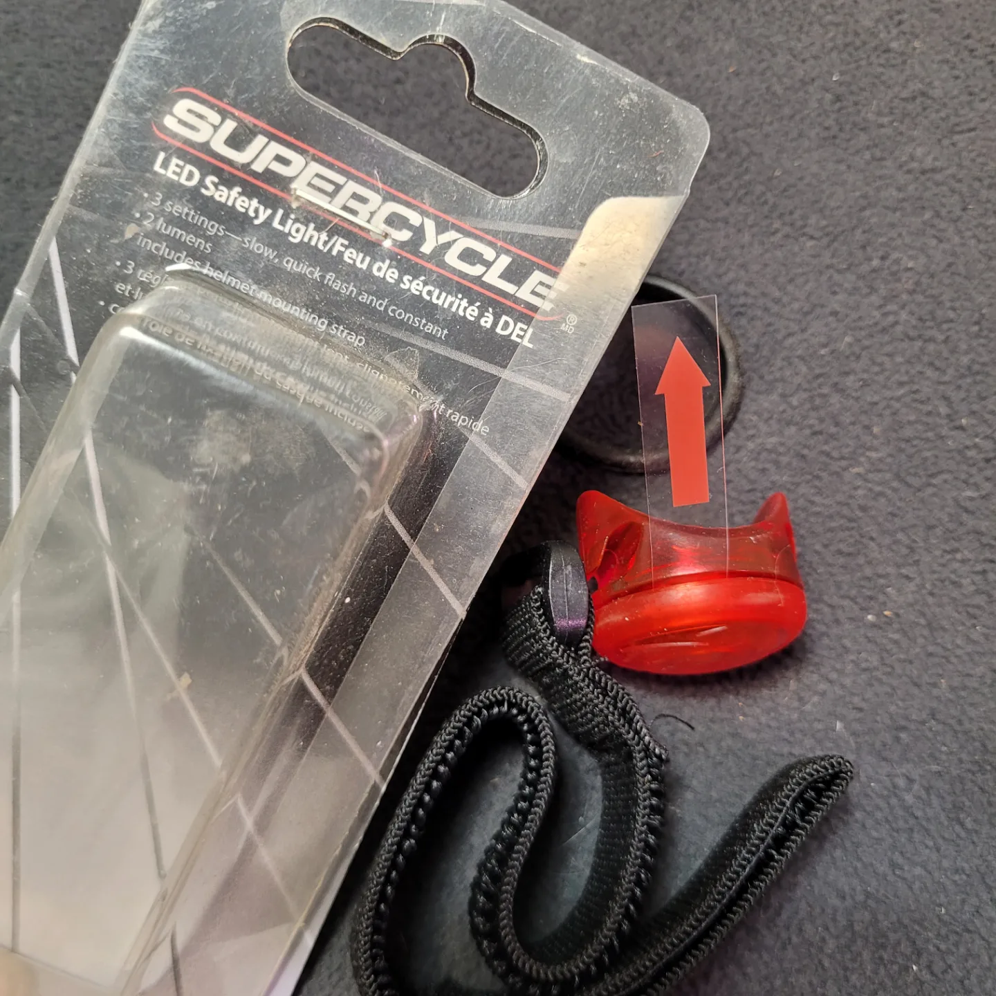 Supercycle LED Safety Light - Red image indicator(2)