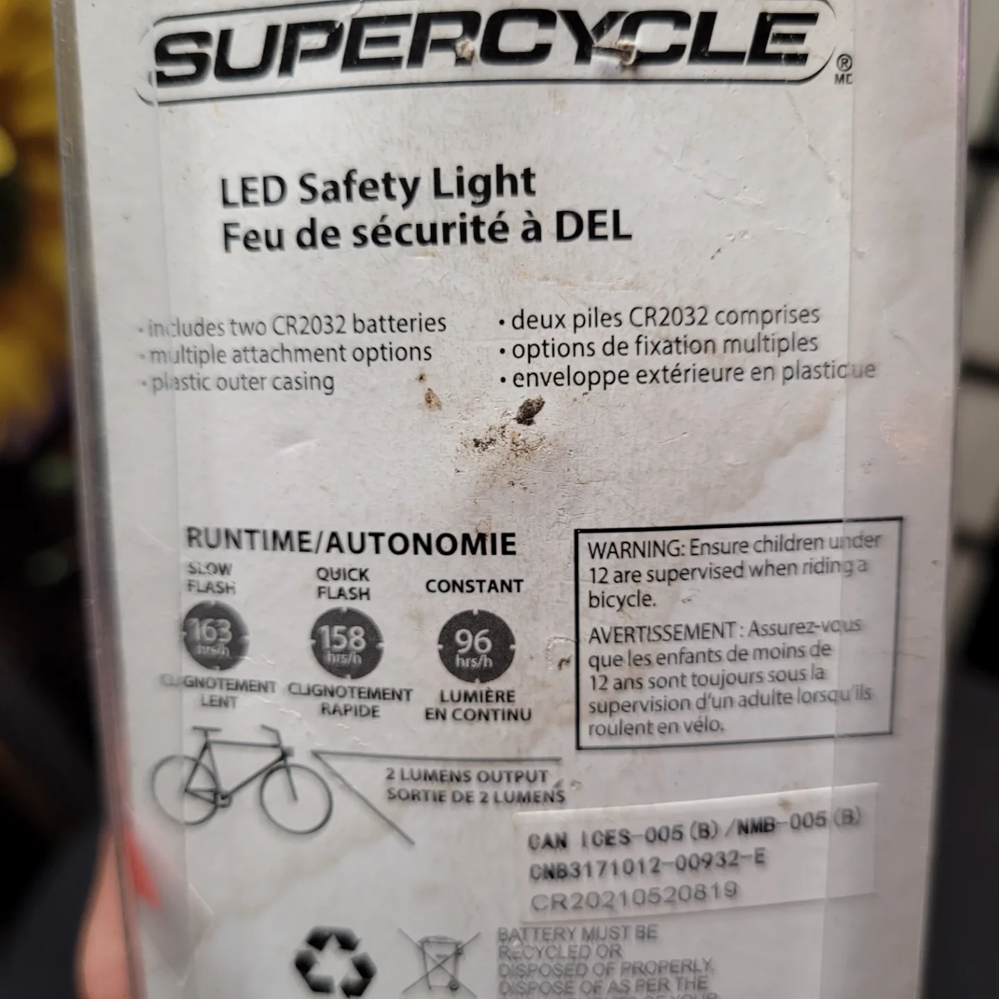 Supercycle LED Safety Light - Red image indicator(4)