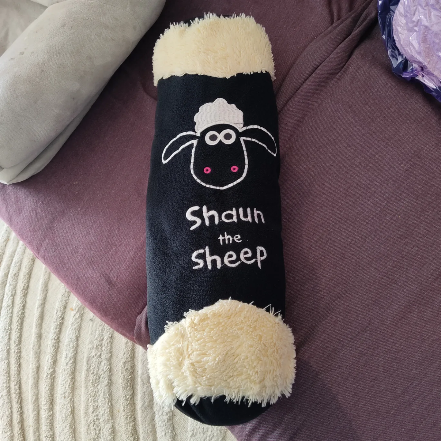 Shaun the Sheep Bolster Pillow #freecycle thumbnail