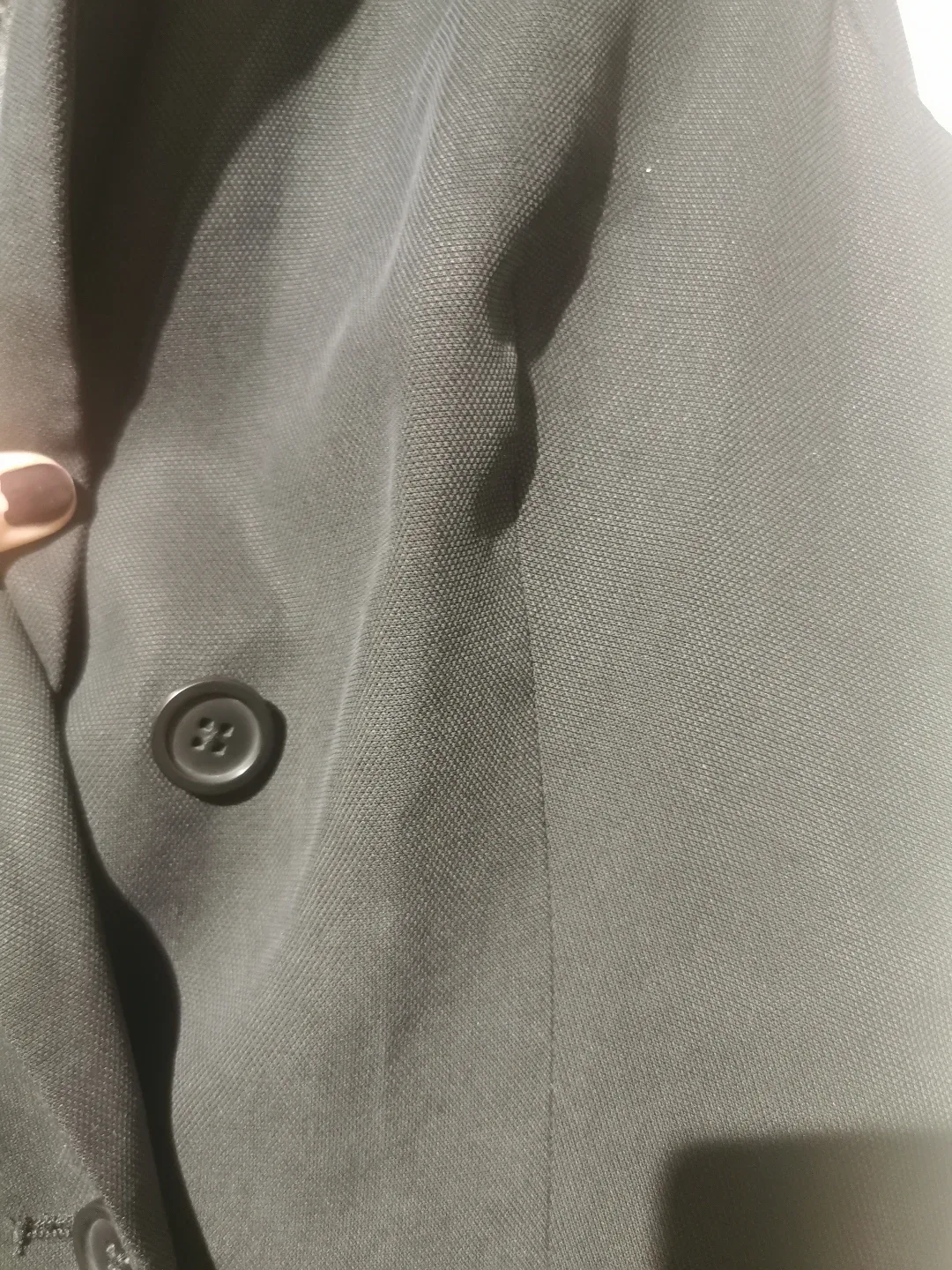 soaked in luxury s34 Black Sleeveless Blazer dress image indicator(3)