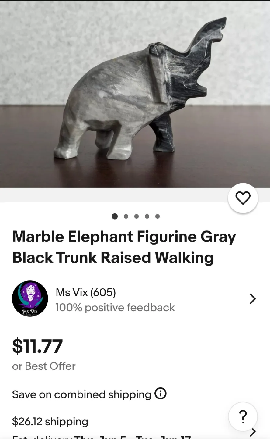 Marble Baby Elephant image indicator(9)