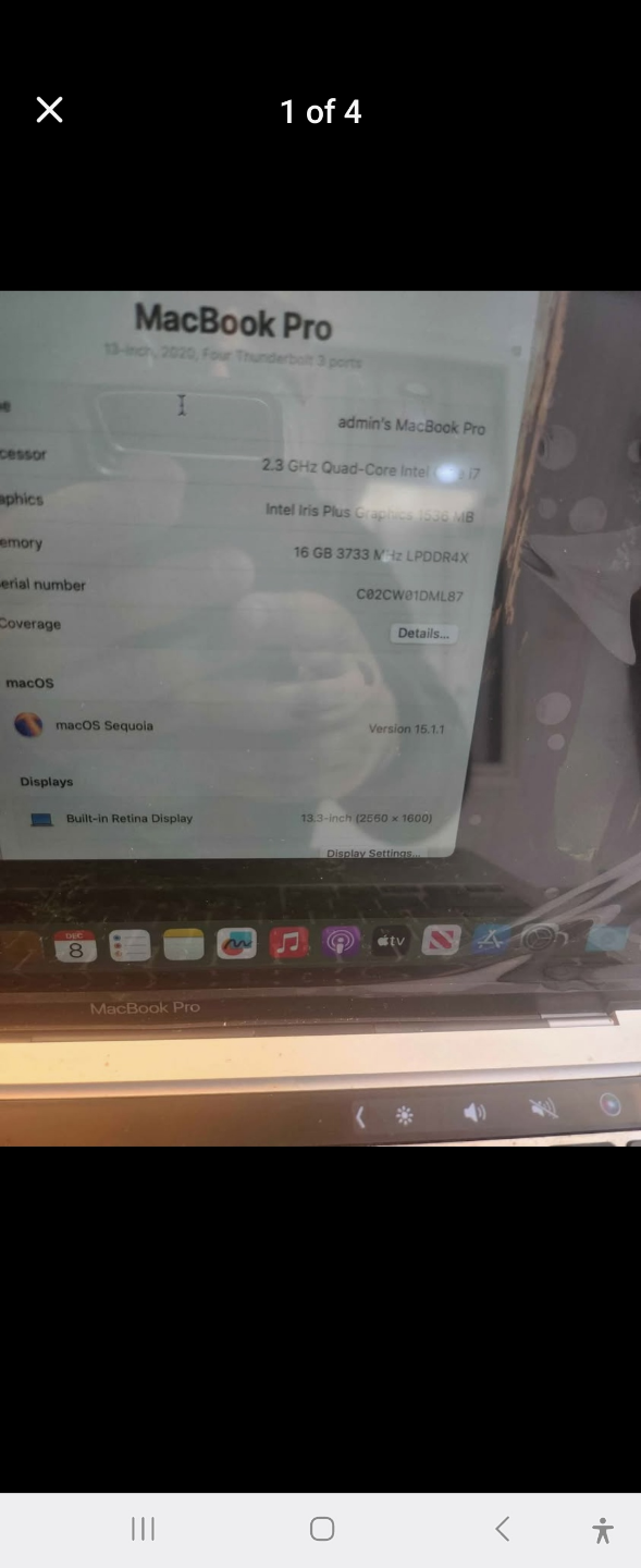 MacBook Pro 13" 2.3ghz quad corei5 16gb 256GAdobe Final Logic Of - photo 3