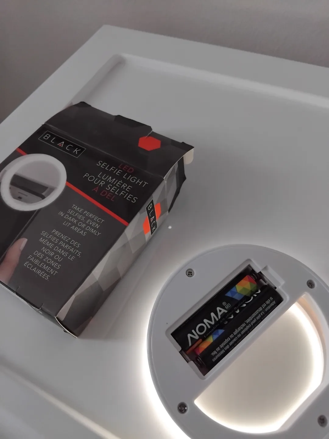 New portable ring light clip on / selfie light image indicator(3)