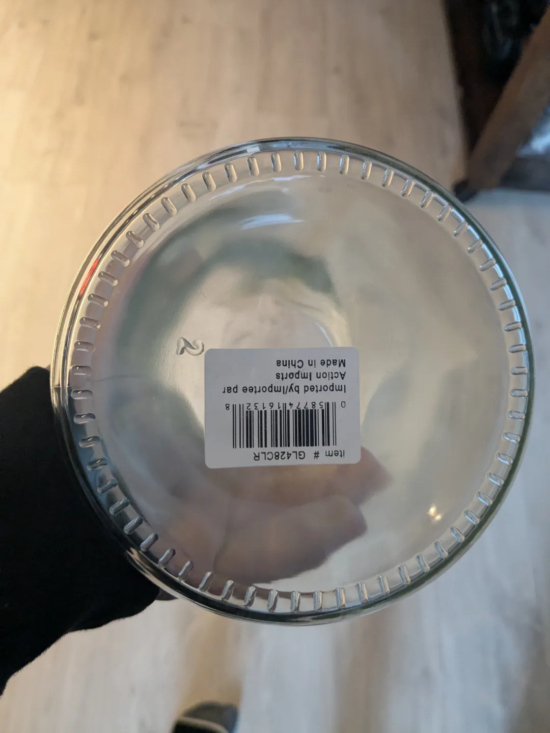 Large Clear Glass Vase image indicator(2)