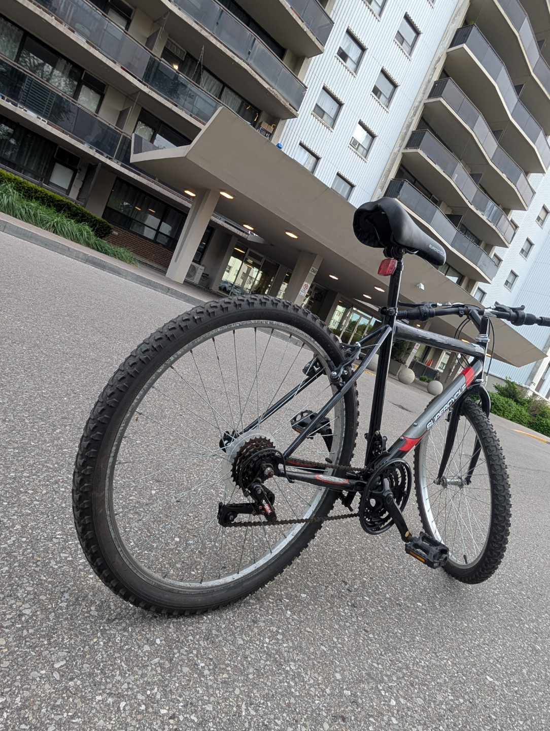 Used Black and Red Mountain Bike