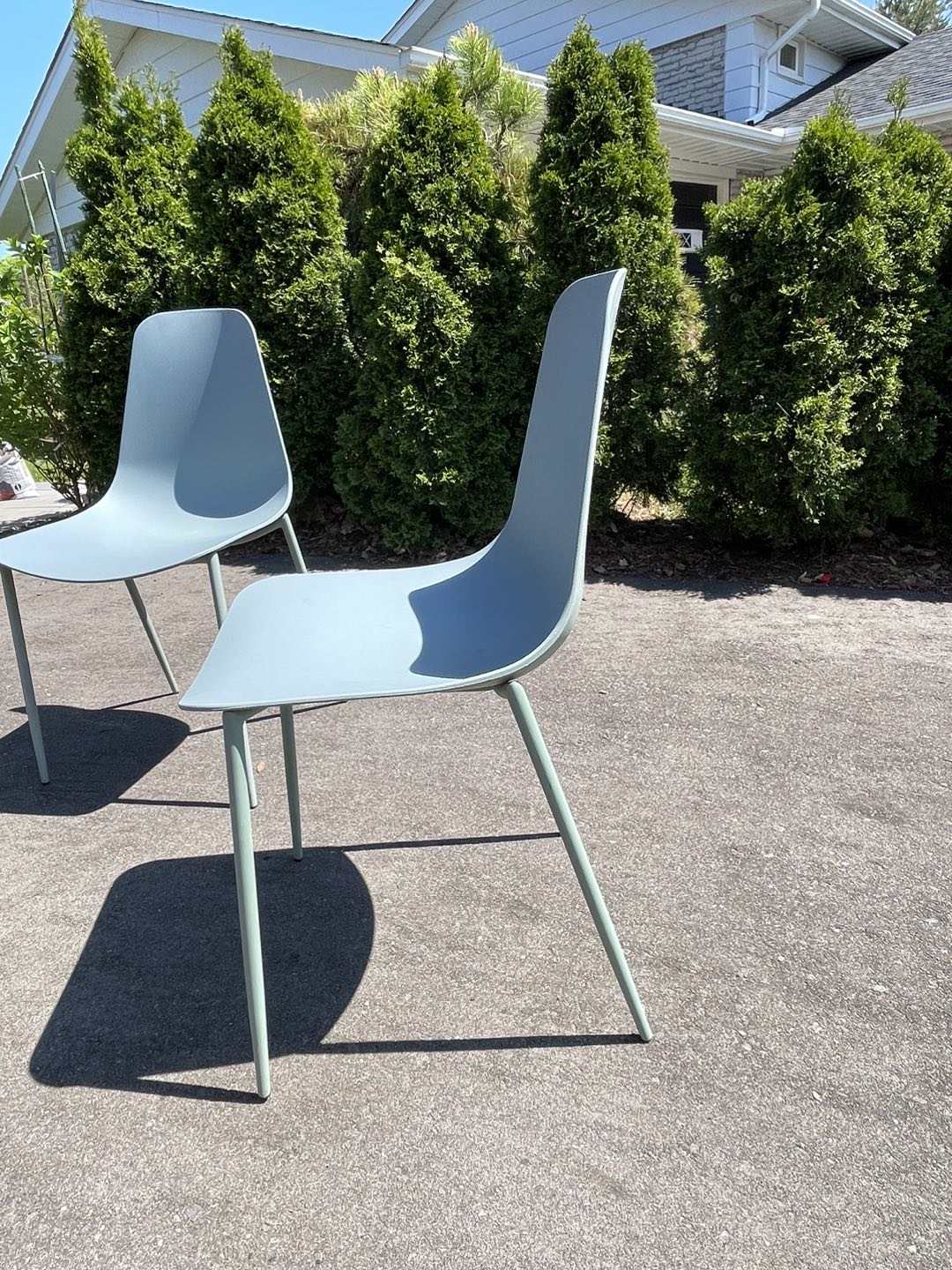 2 blue stylish chairs - photo 3