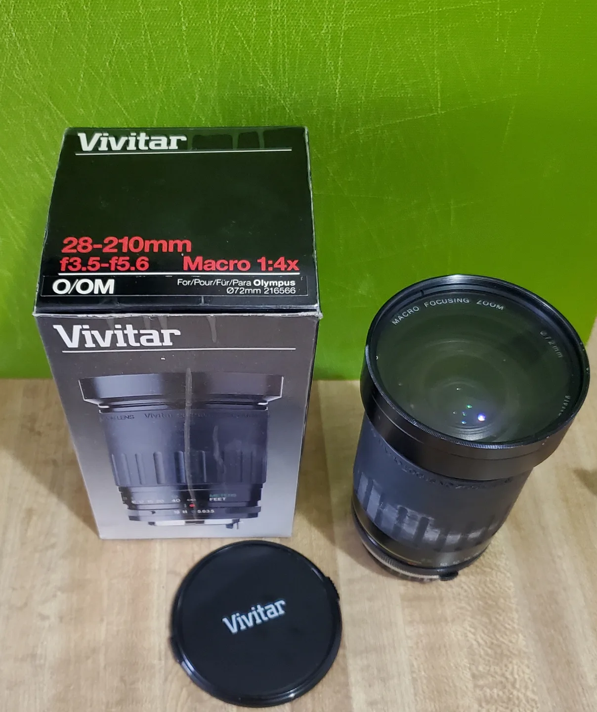 Vivitar 28-210mm Macro 1:4x Zoom Lens for Olympus OM 🥕 thumbnail