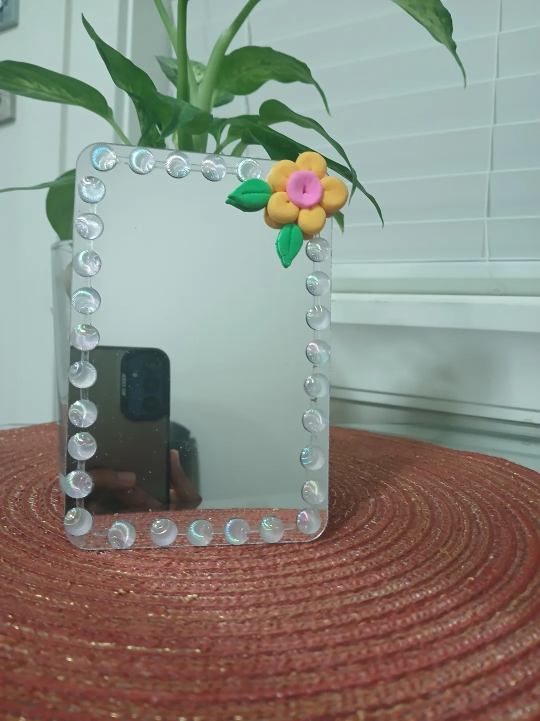 Decorative Mirror with Embellishments image indicator(3)